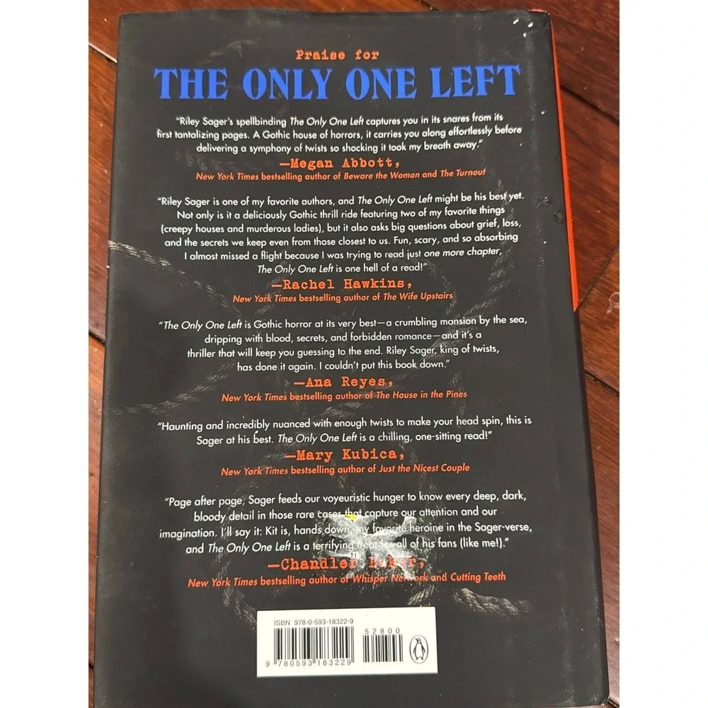 The Only One Left: A Novel Hardcover by Riley Sager